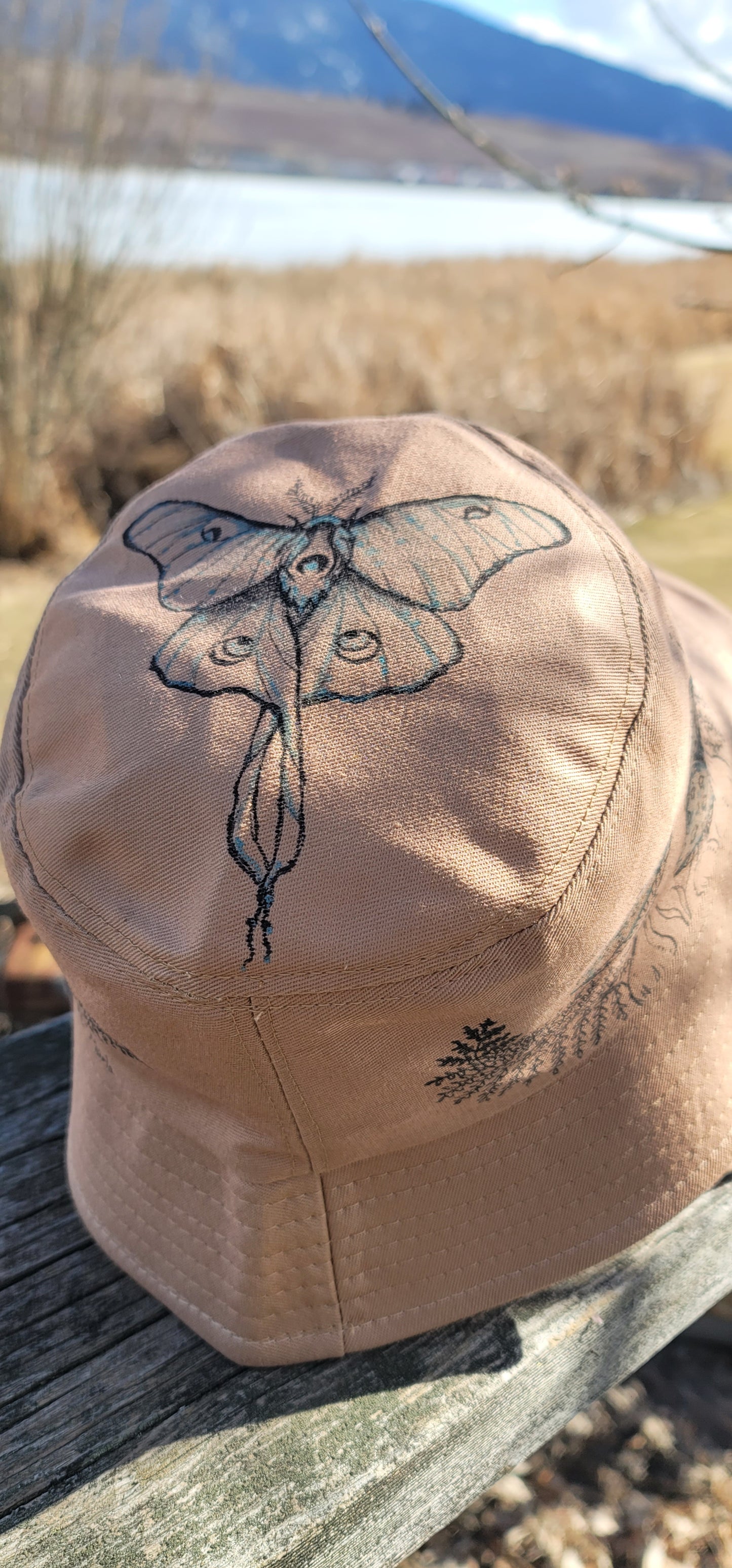Luna Moth Bucket Hat