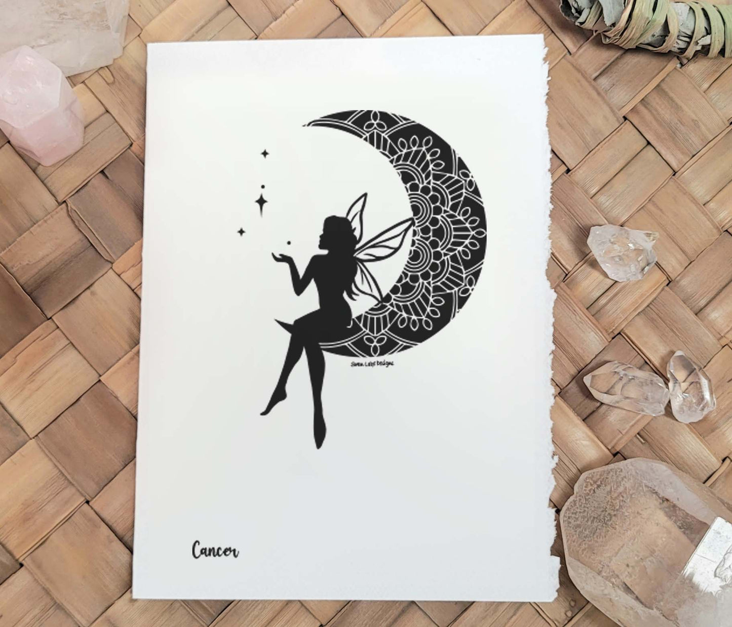 Zodiac Constellation Fairy Dust Card *free shipping in Canada